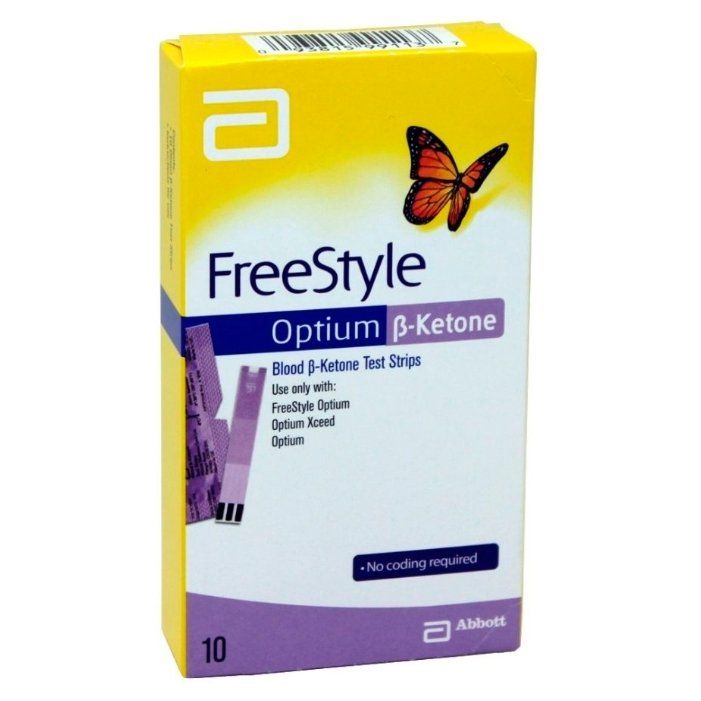 Тест-полоски Freestyle Optium B-ketones  №10